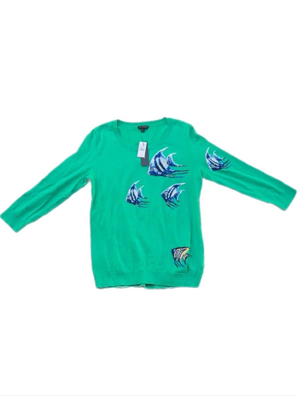 Talbots Angelfish Crewneck Sweater - Picture 5 of 9